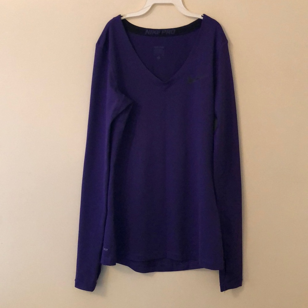 NikePro Dri-Fit Long Sleeve Workout Shirt